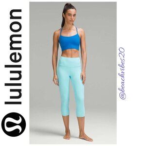 *LULULEMON ATHLETICA Align High-Rise Crop 21" Cyan Blue NWT 8 LL-8